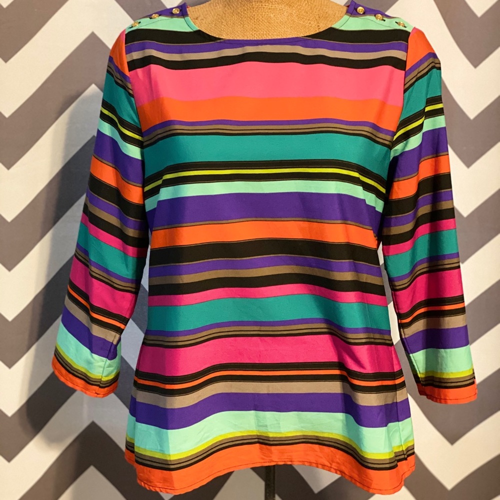 NWT Banana Republic Striped Blouse